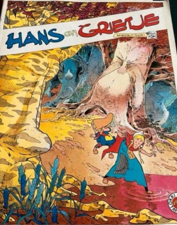 Hans en Grietje naverteld door Okki, Jippo, Taptoe strip, Eén stripboek, Ophalen of Verzenden, Gelezen