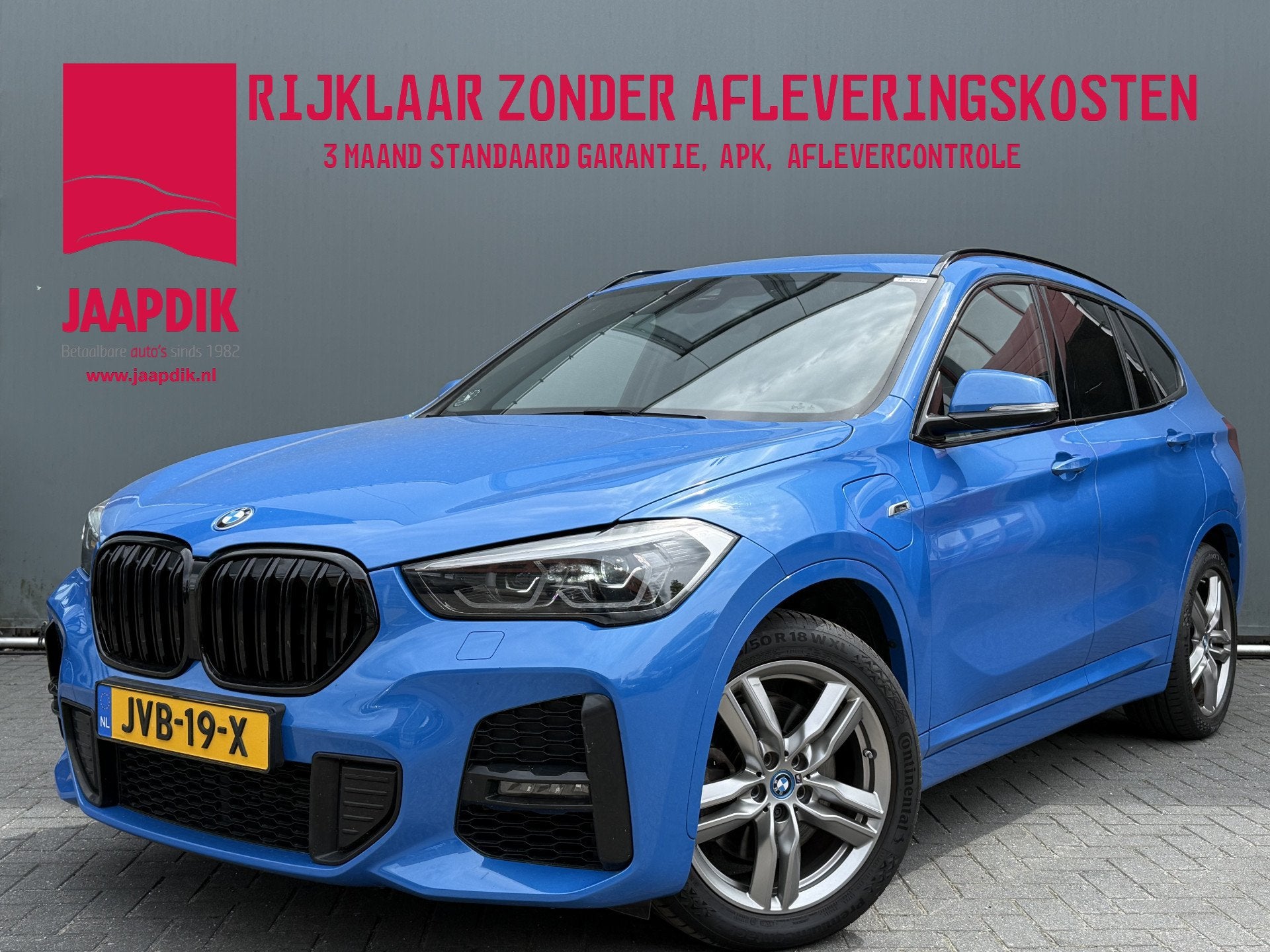 BMW X1 BWJ 2022 xDrive25e 221 PK eDrive Edition M SPORT | NI, Auto's, 8 kWh, Gebruikt, Met garantie (alle), Blauw