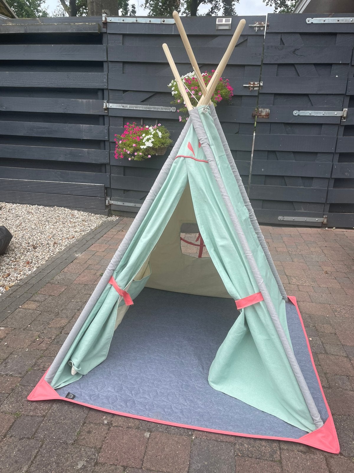 Speeltent, tent, met onderkleed. Boho style. Nette staat., Kinderen en Baby's, Ophalen, Zo goed als nieuw