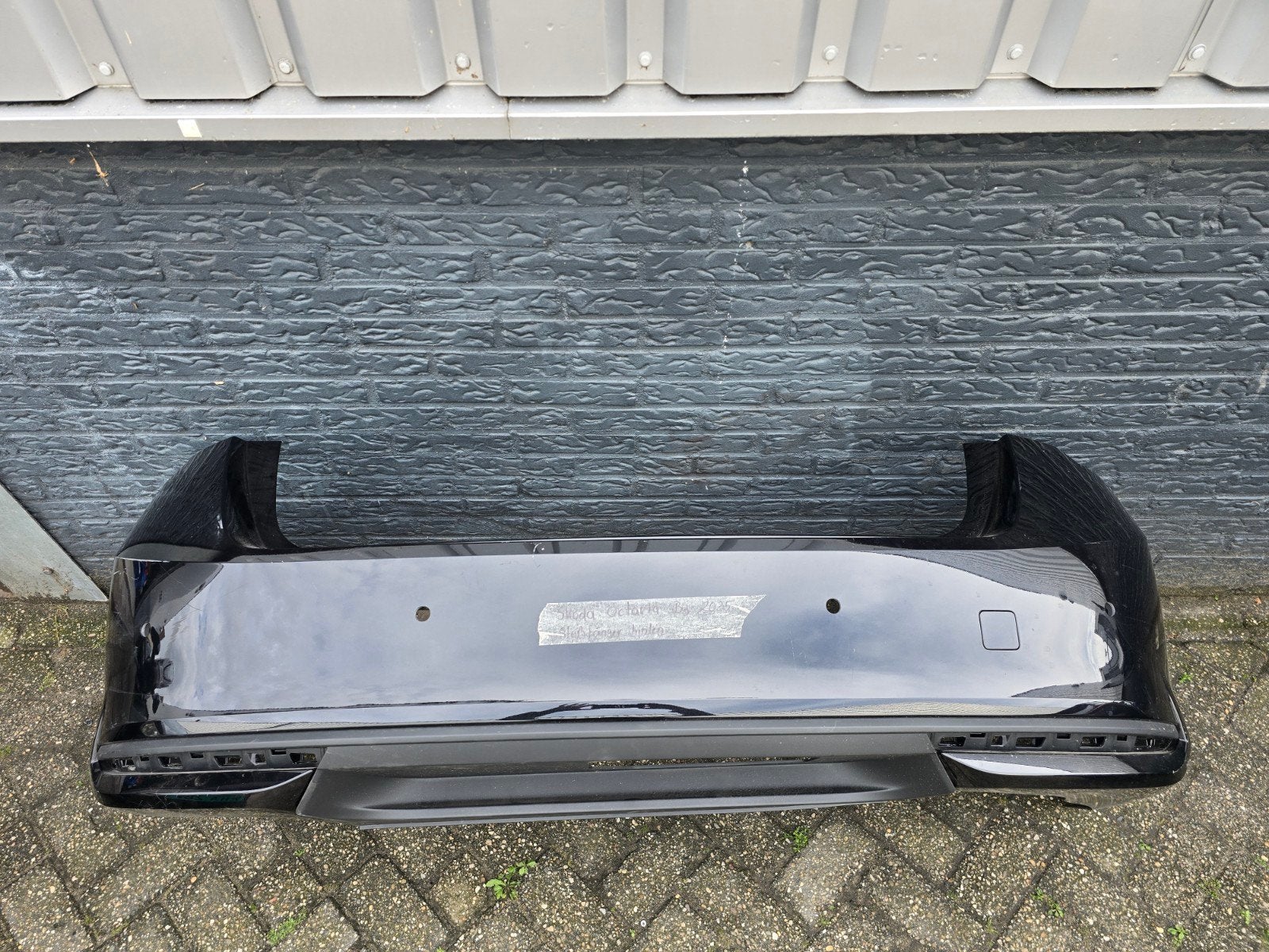 Achterbumper 6x pdc Skoda Octavia 4 5E3 combi facelift bj24+, Gebruikt, Brno, Ophalen of Verzenden, Bumper