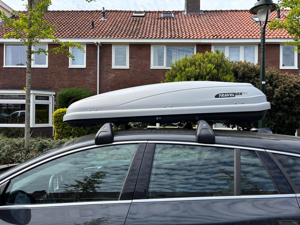 Hapro Travelbox 5.0 Dakkoffer - zeer goede staat, Auto diversen, Dakkoffers, Gebruikt, Ophalen of Verzenden