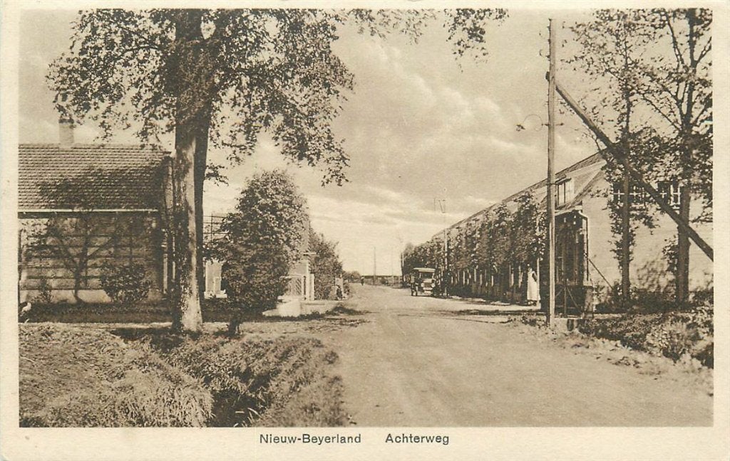 379-178-035 Nieuw Beijerland Achterweg, Ophalen of Verzenden, Voor 1920, Zuid-Holland