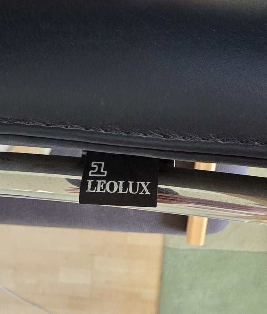 4x Leolux Cimaronne Stoelen Leer Donkerblauw, Ophalen, Gebruikt, Blauw, Leer