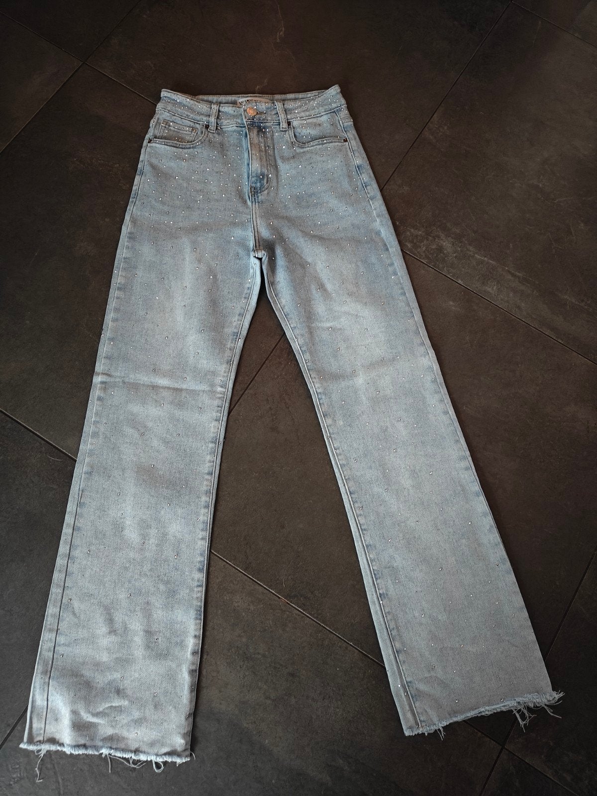 mooie spijkerbroek, Kleding | Dames, Ophalen of Verzenden, Zo goed als nieuw, Blauw, W30 - W32 (confectie 38/40)