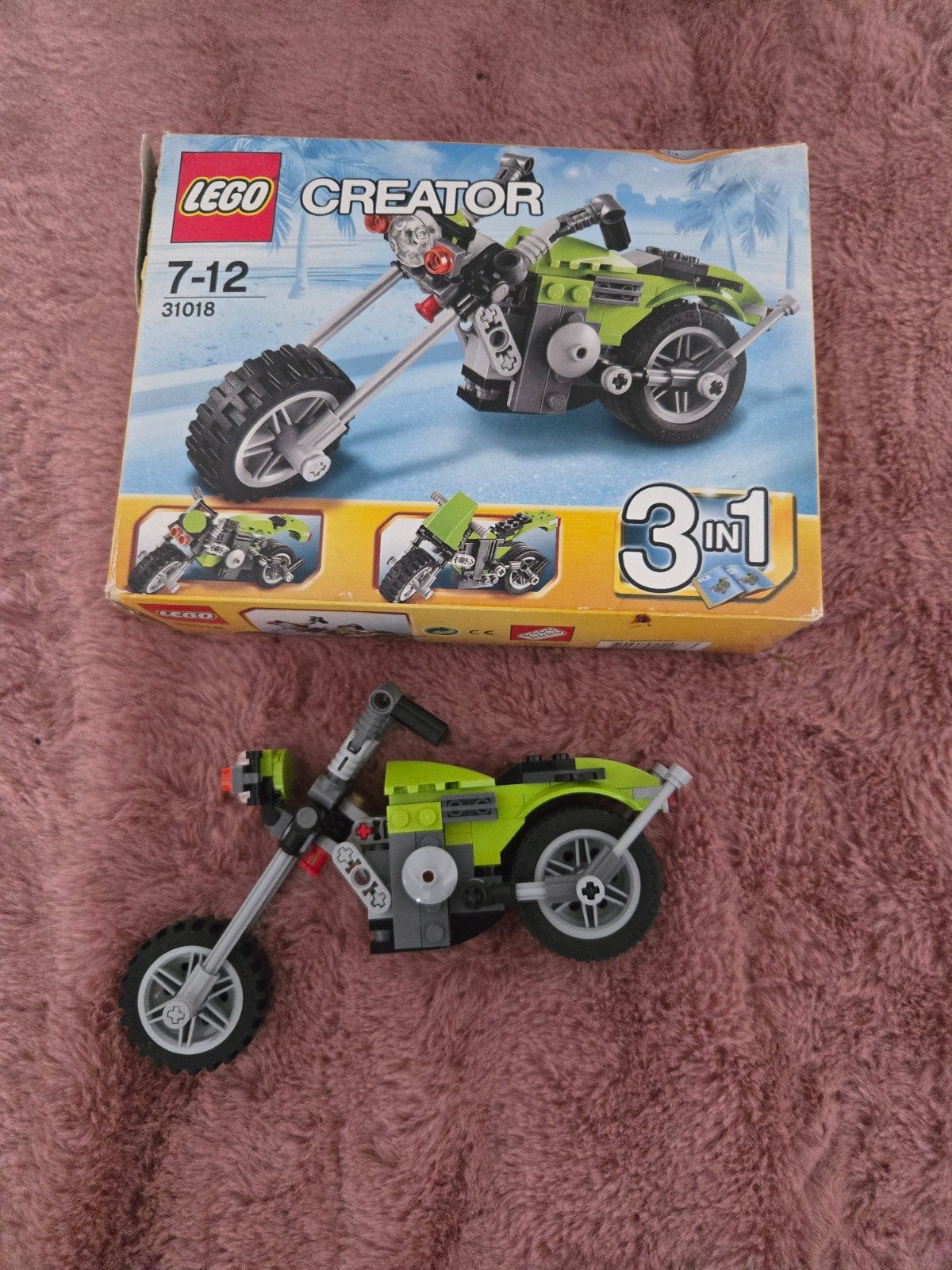 LEGO Creator 31018 Chopper Motor met doos en boekjes, Kinderen en Baby's, Ophalen of Verzenden, Gebruikt, Overige merken