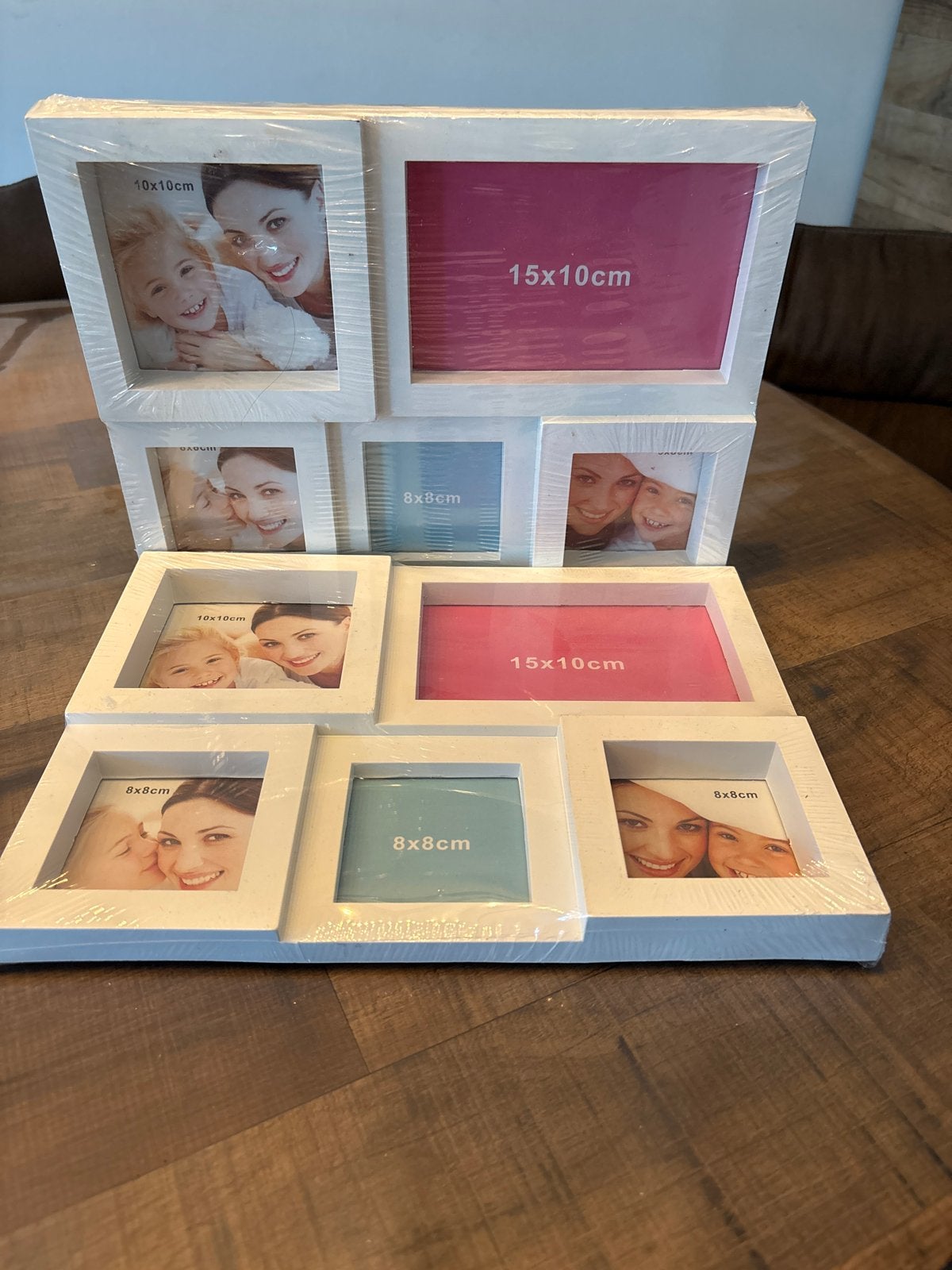 Nieuwe fotolijstjes voor meerdere foto's, Collagefotolijst, Nieuw, Ophalen of Verzenden, Kunststof