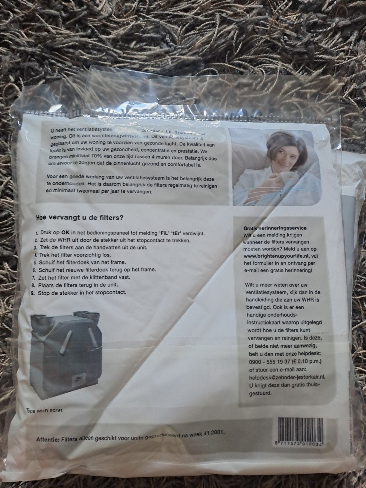 Nieuwe originele filters voor WHR 90 en WHR 91, Ophalen of Verzenden, Nieuw