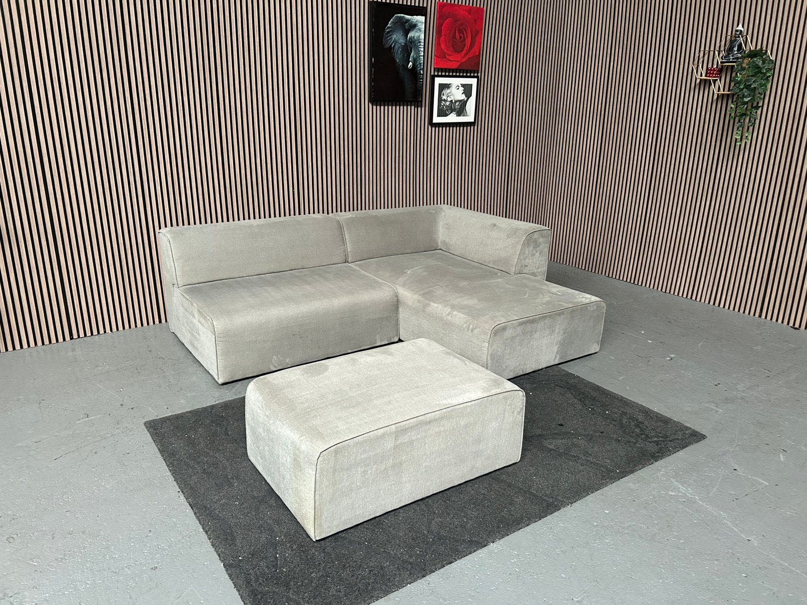 GRATIS LEVERING WESTWING MELVA HOEKBANK 245X190 GEREINIGD, Westwing, Hoekbank, Ophalen of Verzenden, Zo goed als nieuw