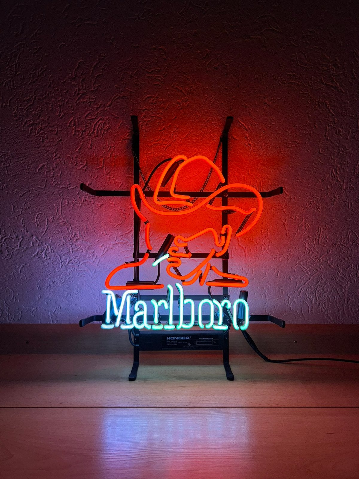 Marlboro glas neon lamp / lichtreclame, Ophalen of Verzenden, Nieuw, Lichtbak of (neon) lamp