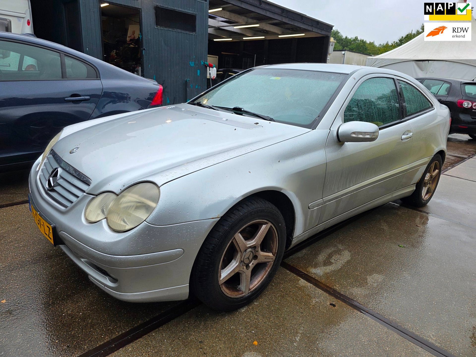 Mercedes-Benz C-klasse Sportcoupé 180, Auto's, Automaat, Gebruikt, 4 cilinders, 129 pk