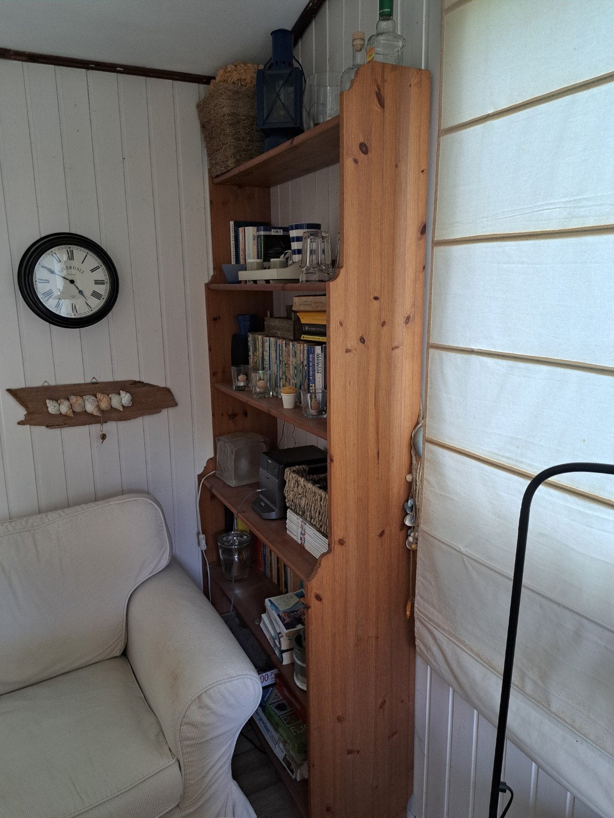 Ikea leksvik grenenhouten boekenrek, Ophalen, 25 tot 50 cm, Minder dan 50 cm, 150 tot 200 cm