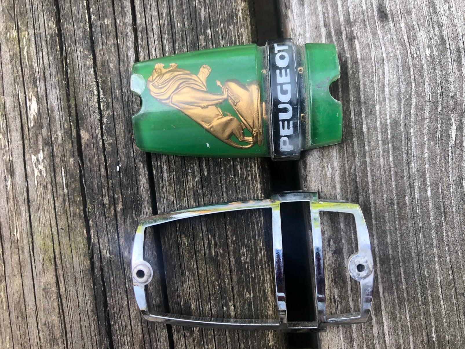 Peugeot balhoofdplaatje, Fietsen en Brommers, Fietsonderdelen, Ophalen of Verzenden, Gebruikt, Frame