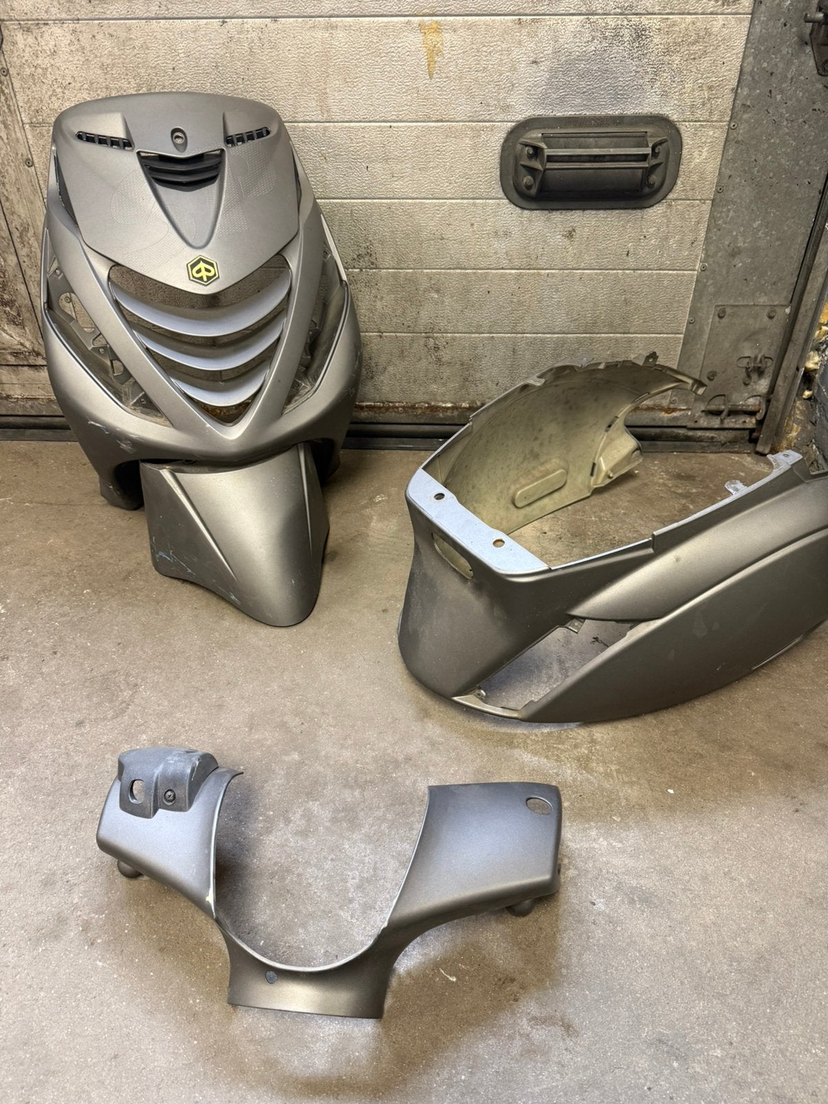 Piaggio zip Sp kappenset mat grijs, Ophalen, Pepe, Info@pepeparts.nl, NL