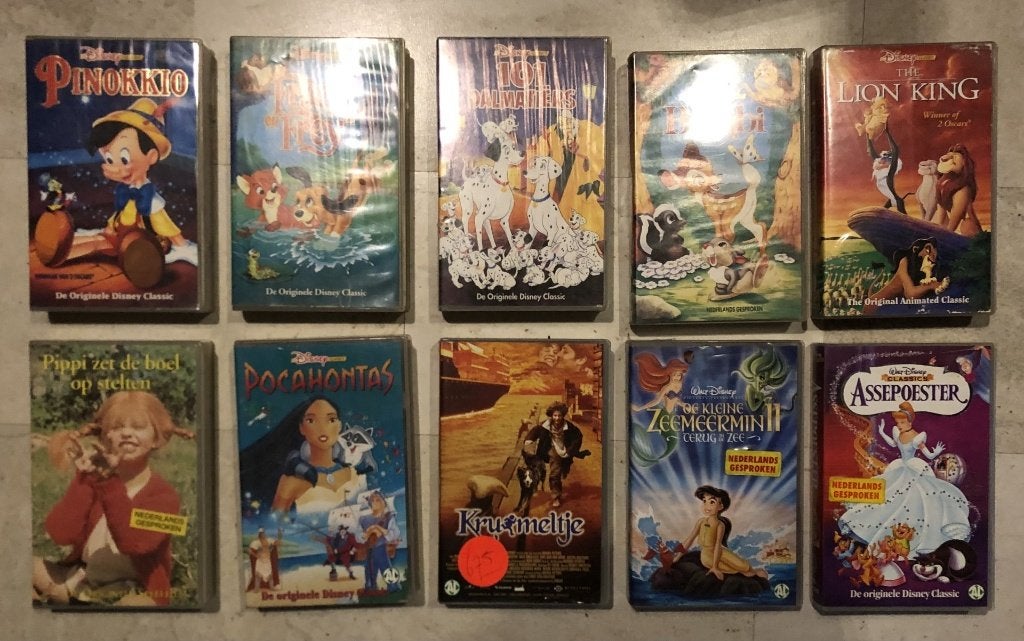 videobanden, Gebruikt, Alle leeftijden, Kinderfilm, VHS