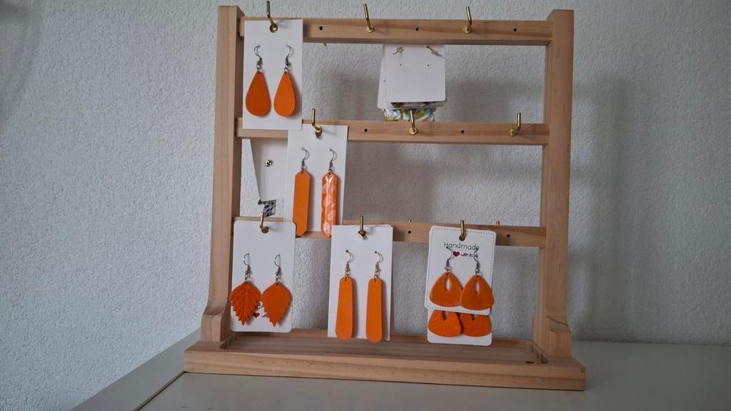 Oorbellen display, Ophalen of Verzenden, Overige materialen