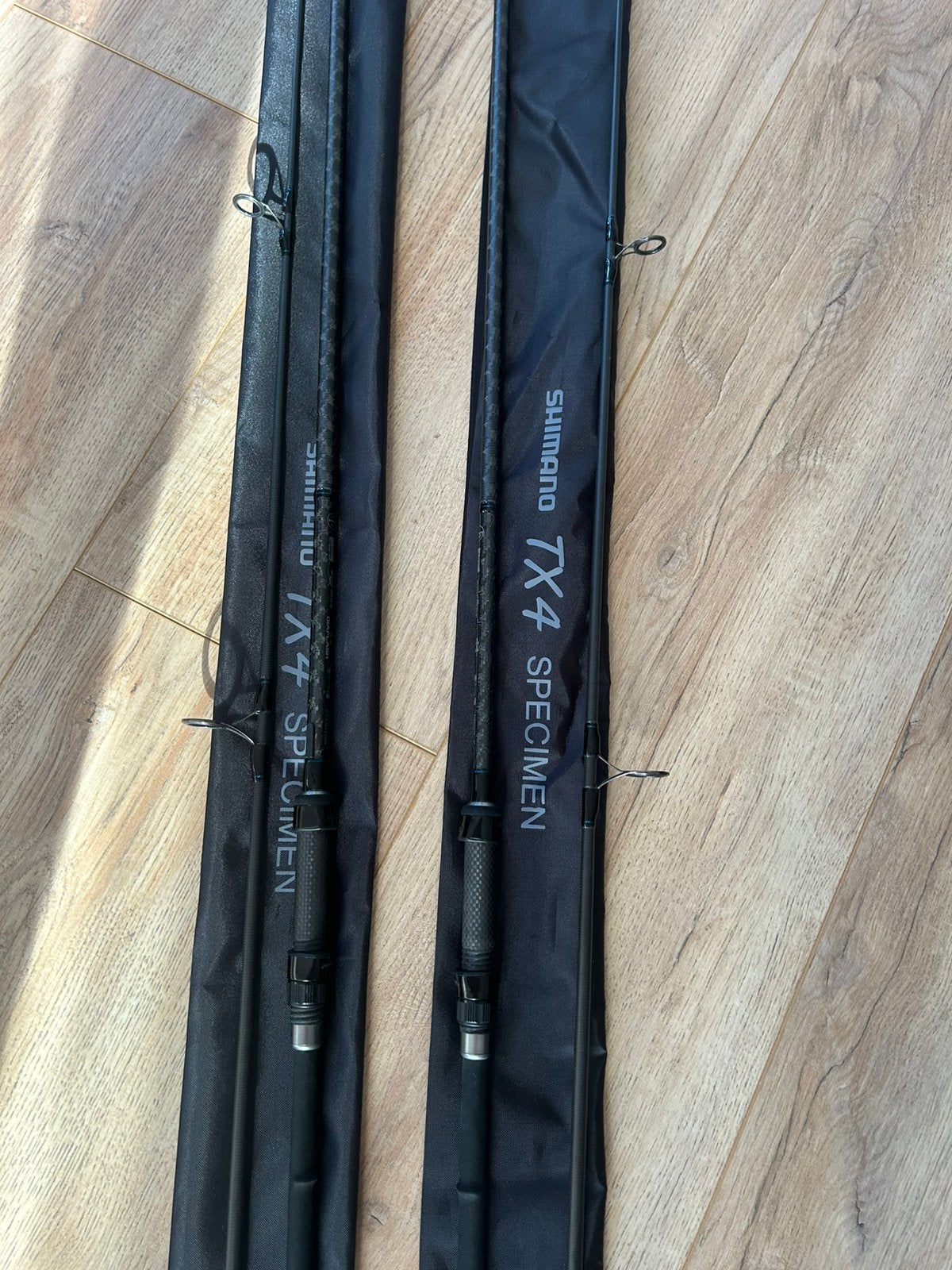 2x shimano tx4a 10ft 2,75lb nieuwstaat, Watersport en Boten, Hengelsport | Witvissen, Ophalen, Werphengel