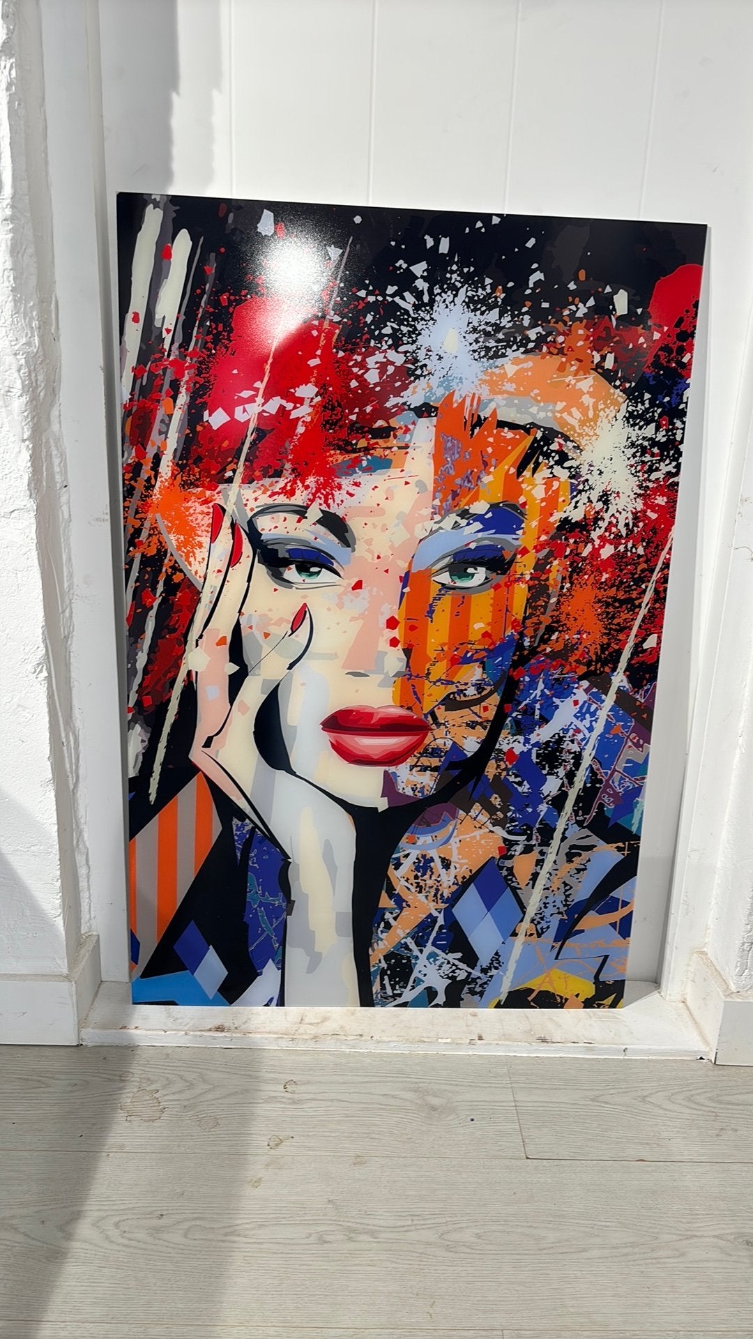Kunst met plexiglas, Ophalen