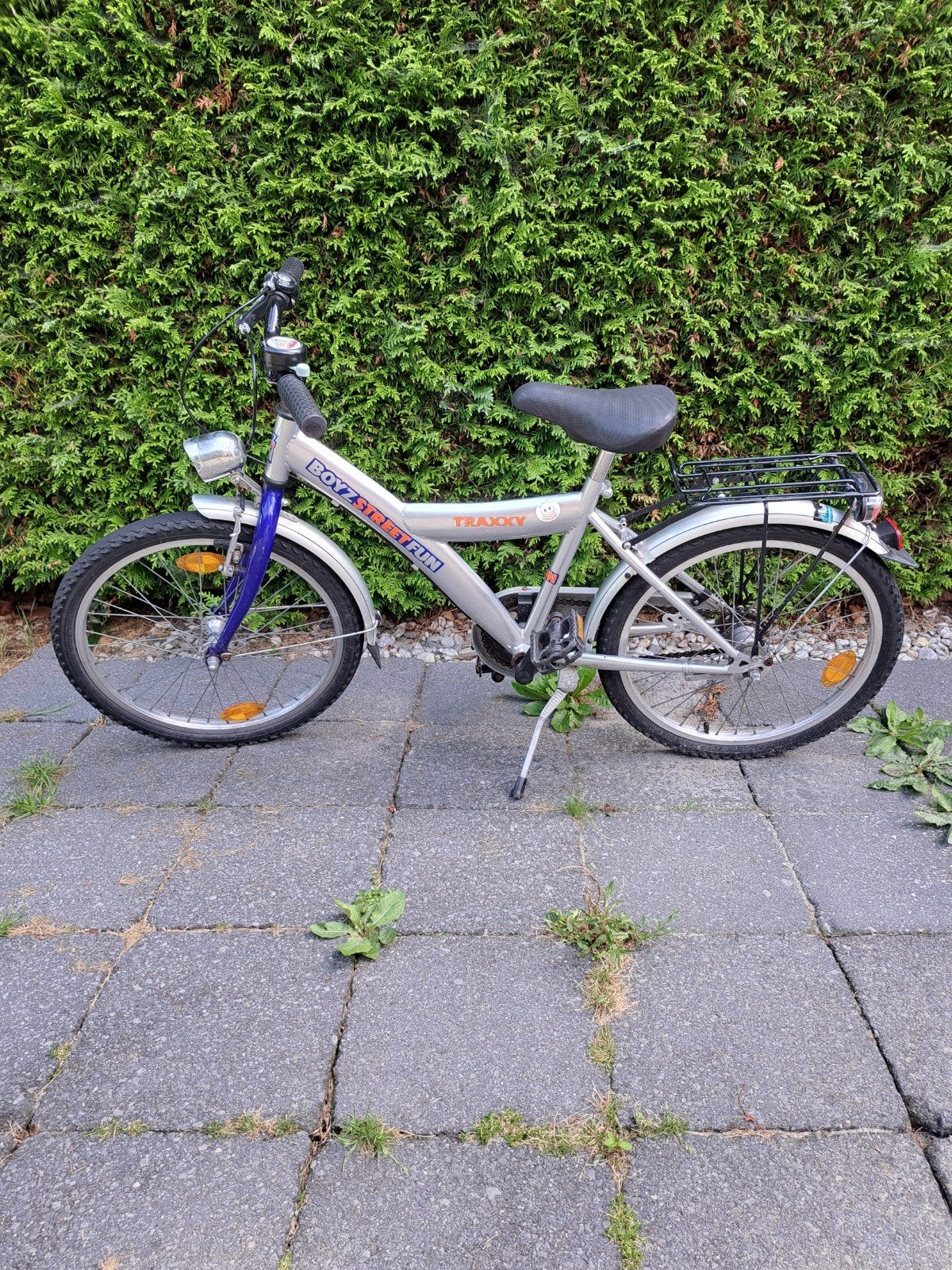 Kinderfiets 22 inch. Jongensfiets 6-8 jaar, Ophalen, Terugtraprem, 22 inch, Handrem