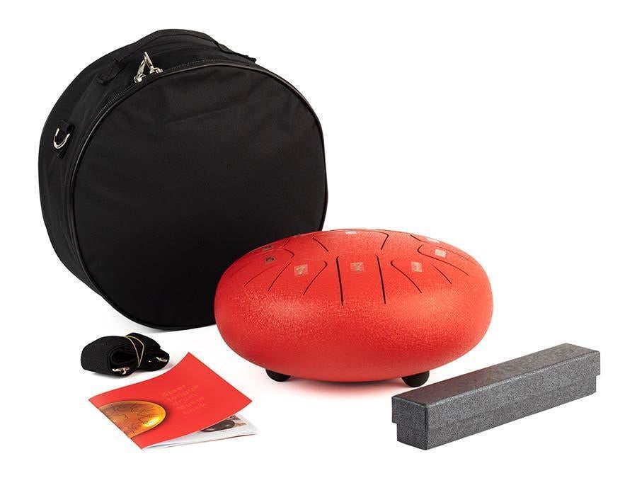HTD1011/RD |Hayman stalen tongdrum 10" rood, ., Nieuw, Ophalen of Verzenden, .