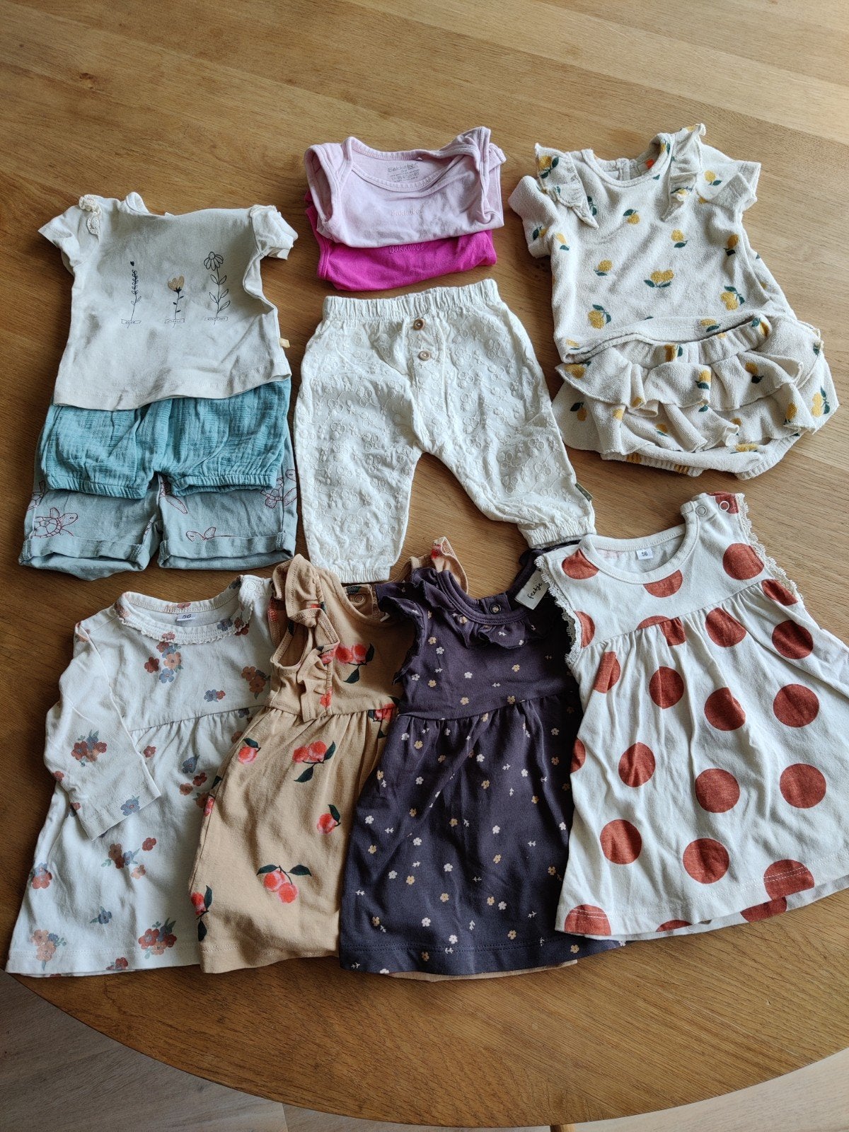 Zomerpakket meisjes kleding maat 56, Kinderen en Baby's, Babykleding | Overige, Ophalen of Verzenden, Zo goed als nieuw, Diverse