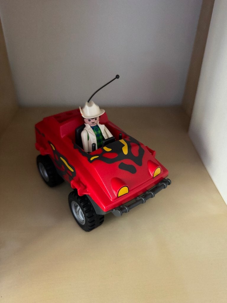 Playmobil 4175 rode amfibie jeep, Verzenden, Gebruikt, Complete set, Voertuig