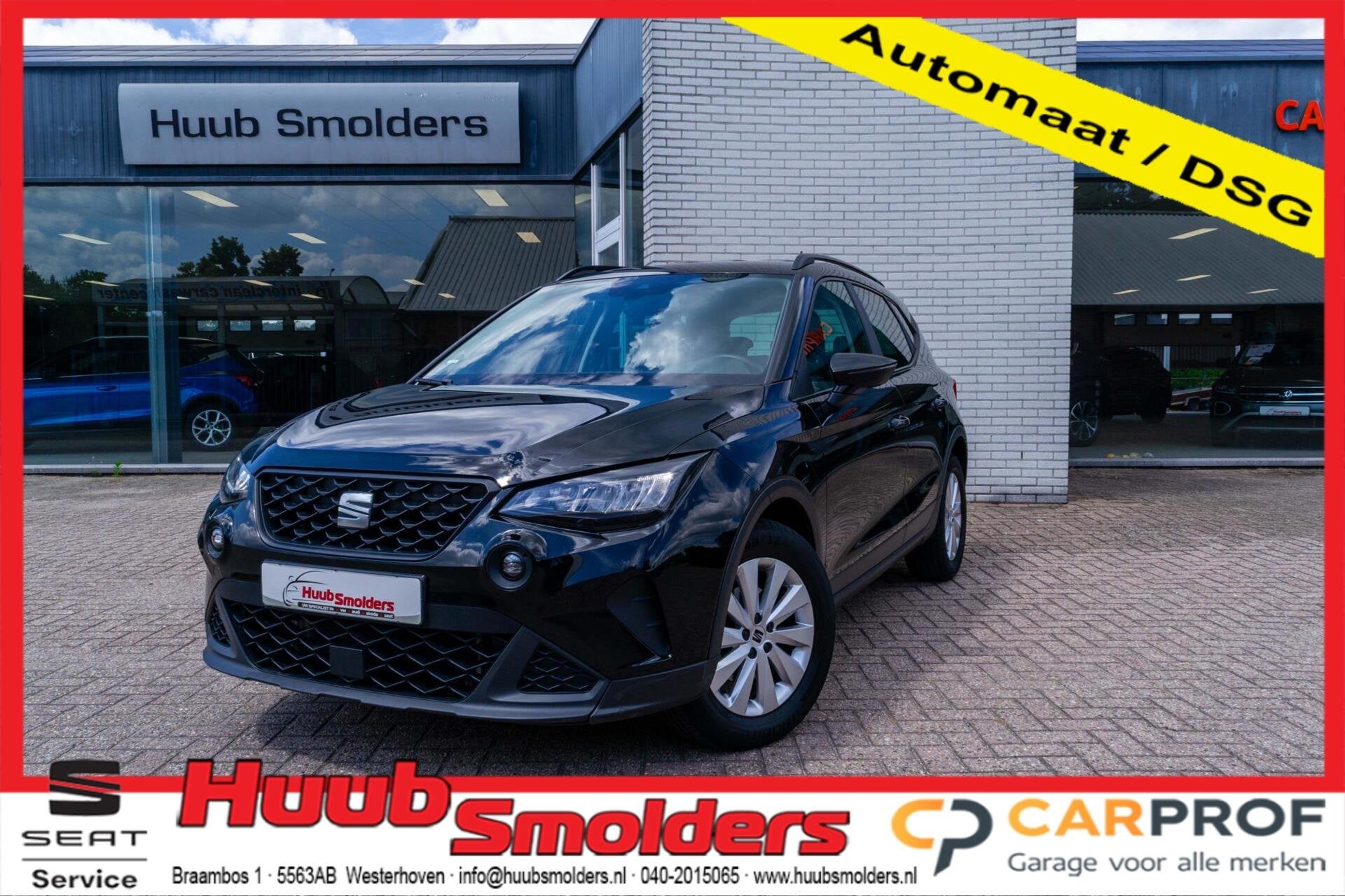 Seat Arona 1.0 TSI Style Business Intense Automaat| lane-ass, Auto's, Stof, Gebruikt, 1133 kg, 610 kg