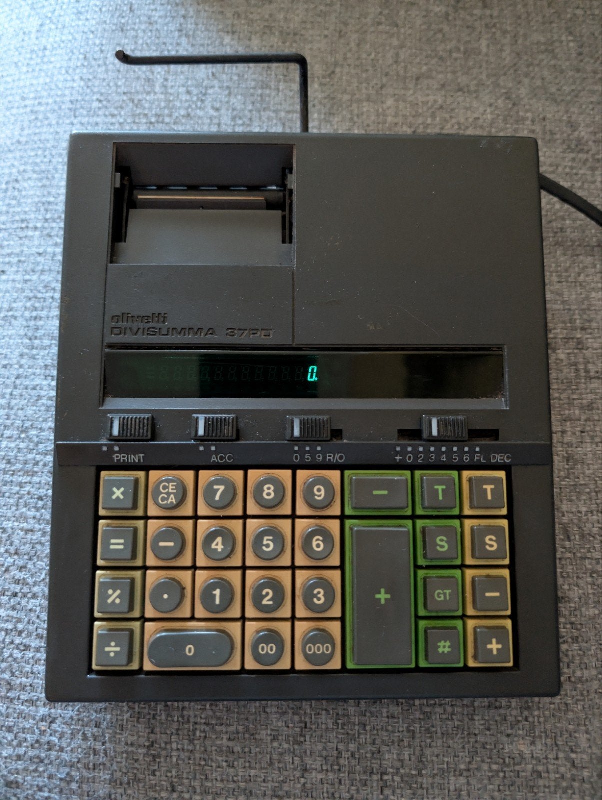 olivetti divsumma 37 pd mario belini, Ophalen of Verzenden