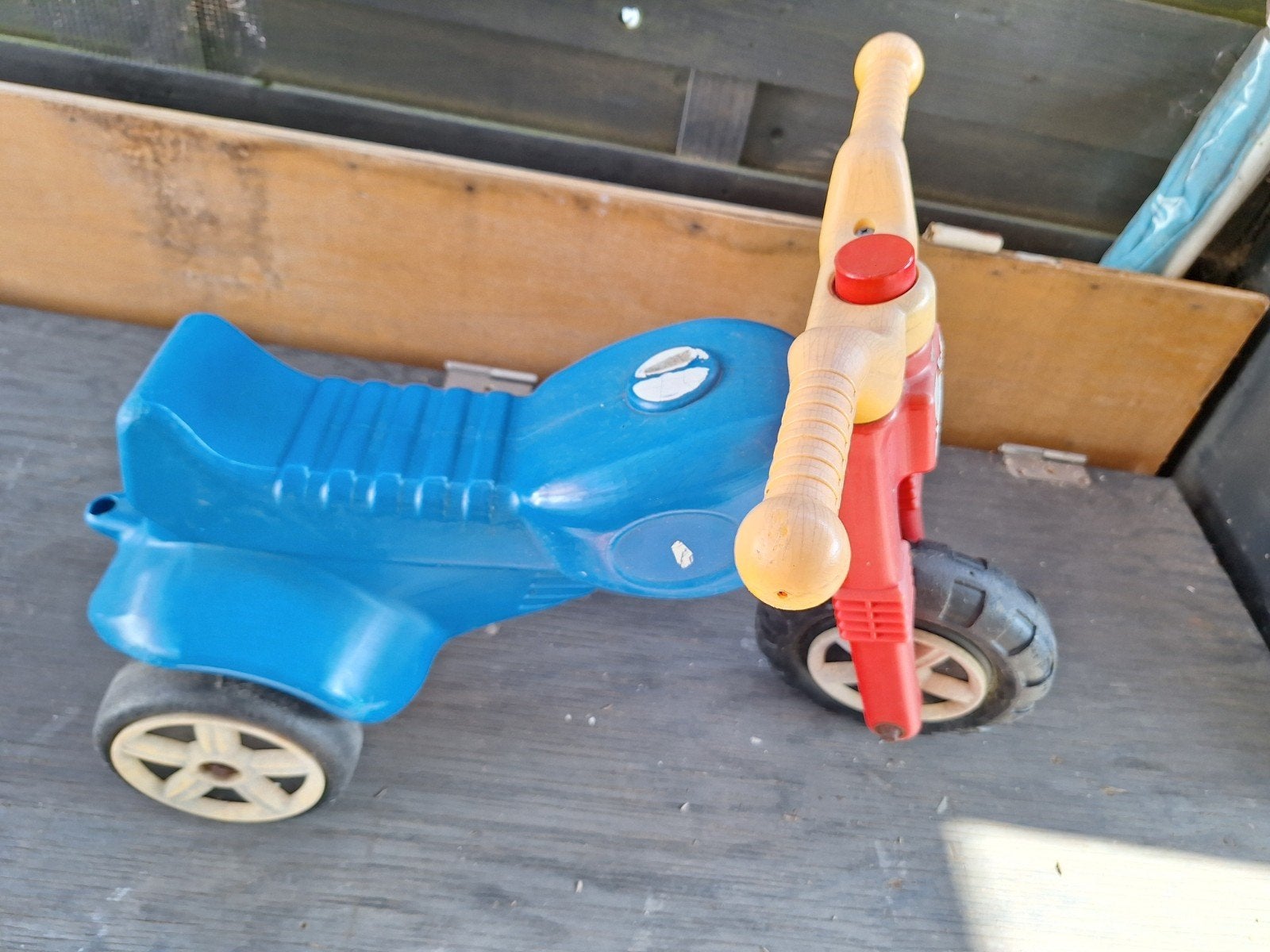 Loopmotor blauw - gratis af te halen, Kinderen en Baby's, Ophalen, Gebruikt, Loopfiets