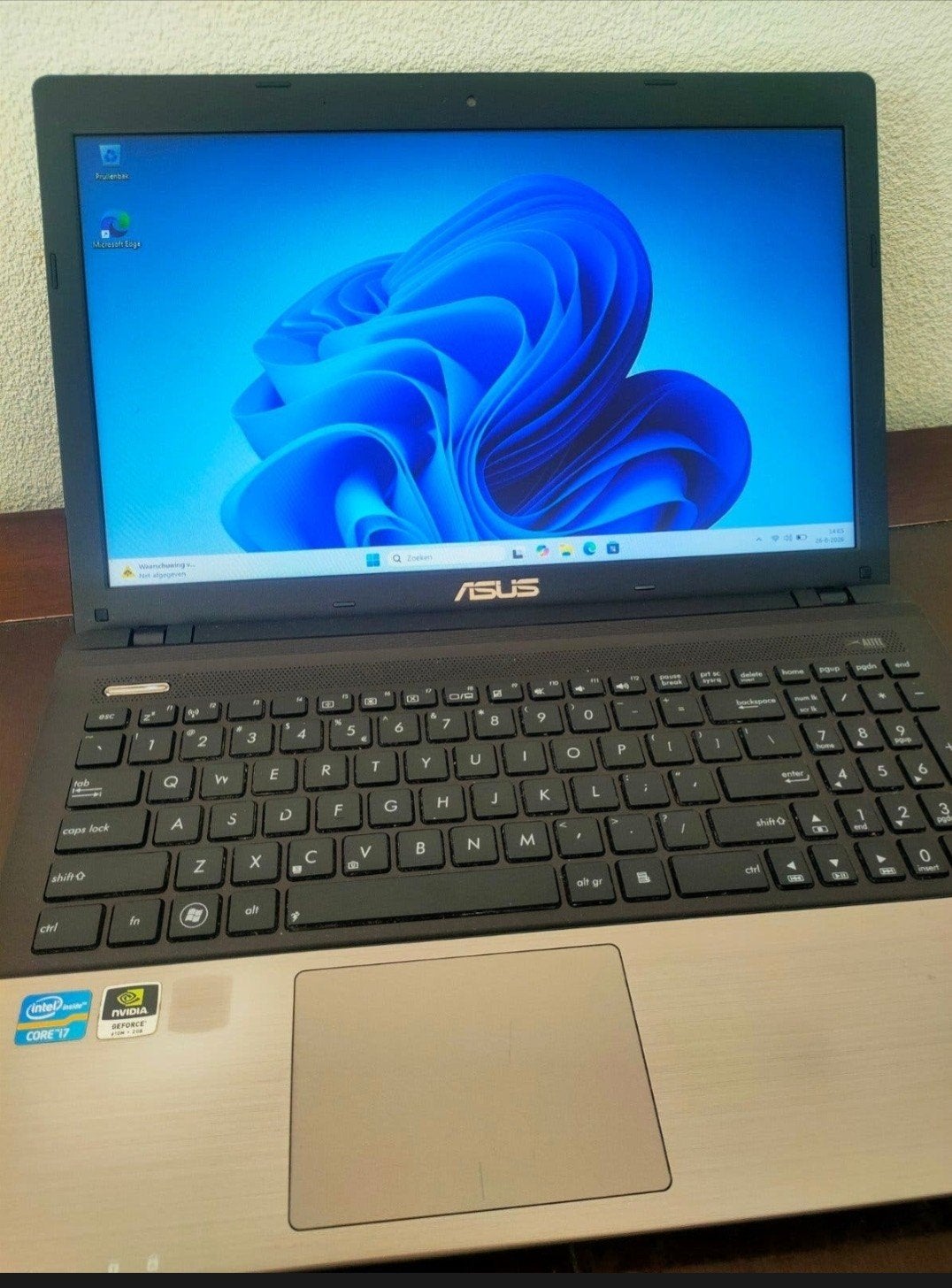 krachtige gaming Asus laptop te koop, Ophalen, 2 tot 3 Ghz, 15 inch, Zo goed als nieuw