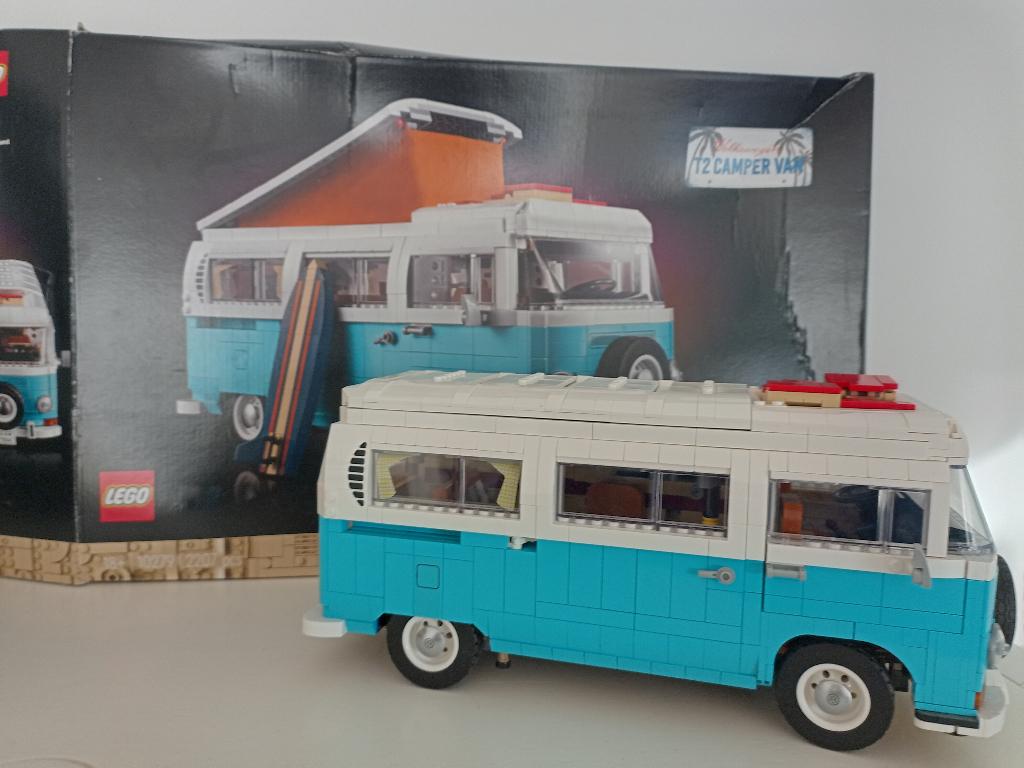 Lego 10279 VW T2 Camper, Lego, Ophalen of Verzenden, Zo goed als nieuw, Compleet