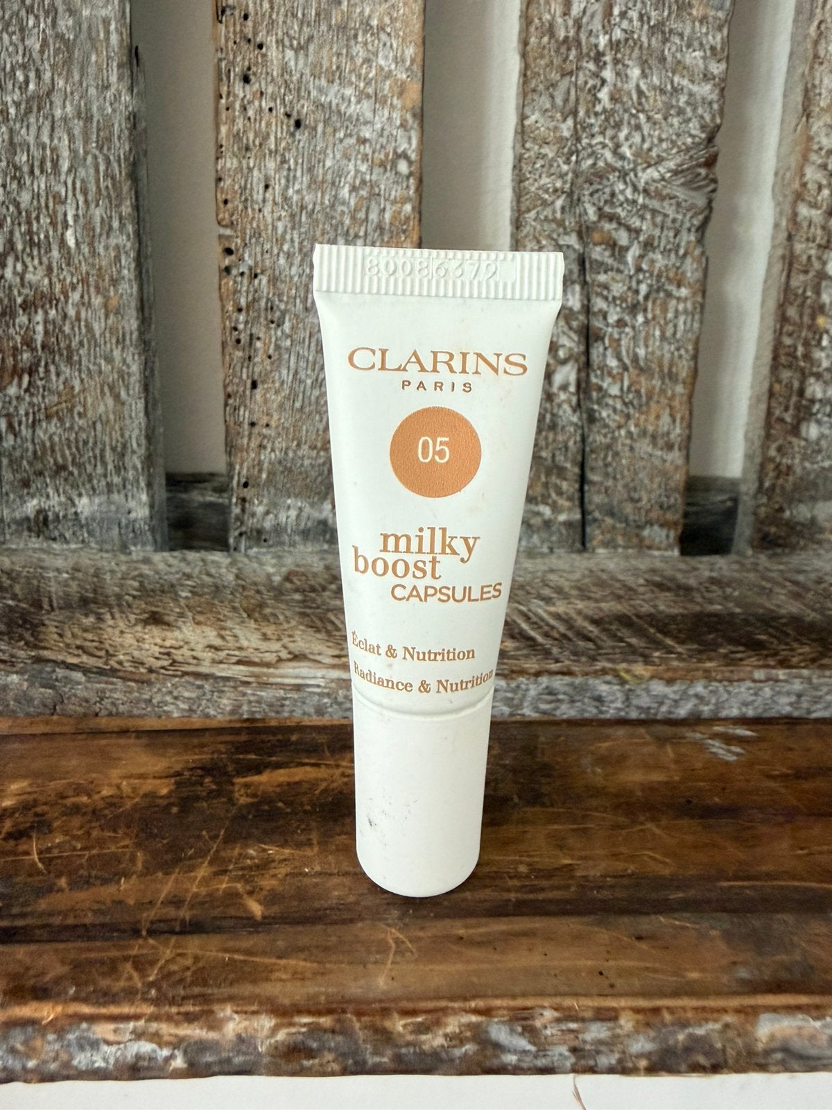 Clarins Milky Boost Capsules Mini 5, Ophalen of Verzenden, Zo goed als nieuw, Gehele gezicht