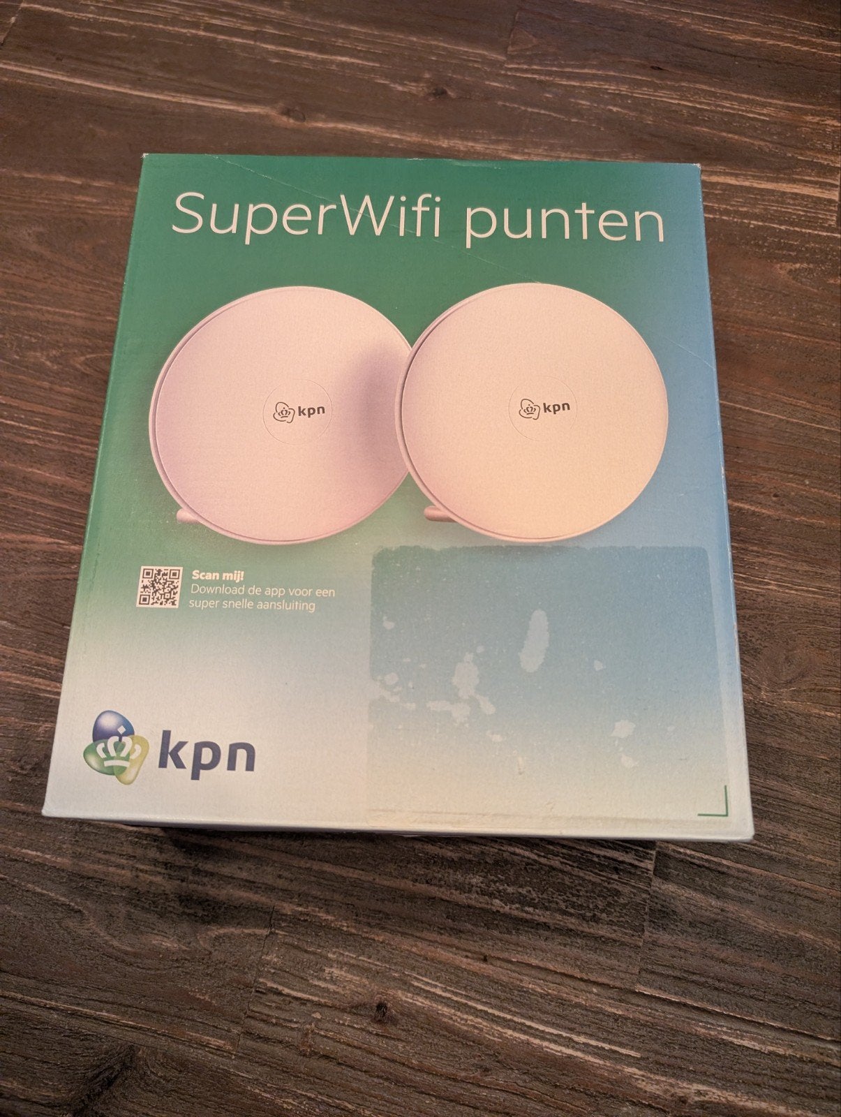 2 KPN SuperWifi punten  voor een beter WiFi bereik, Computers en Software, WiFi-versterkers, Ophalen of Verzenden, Zo goed als nieuw
