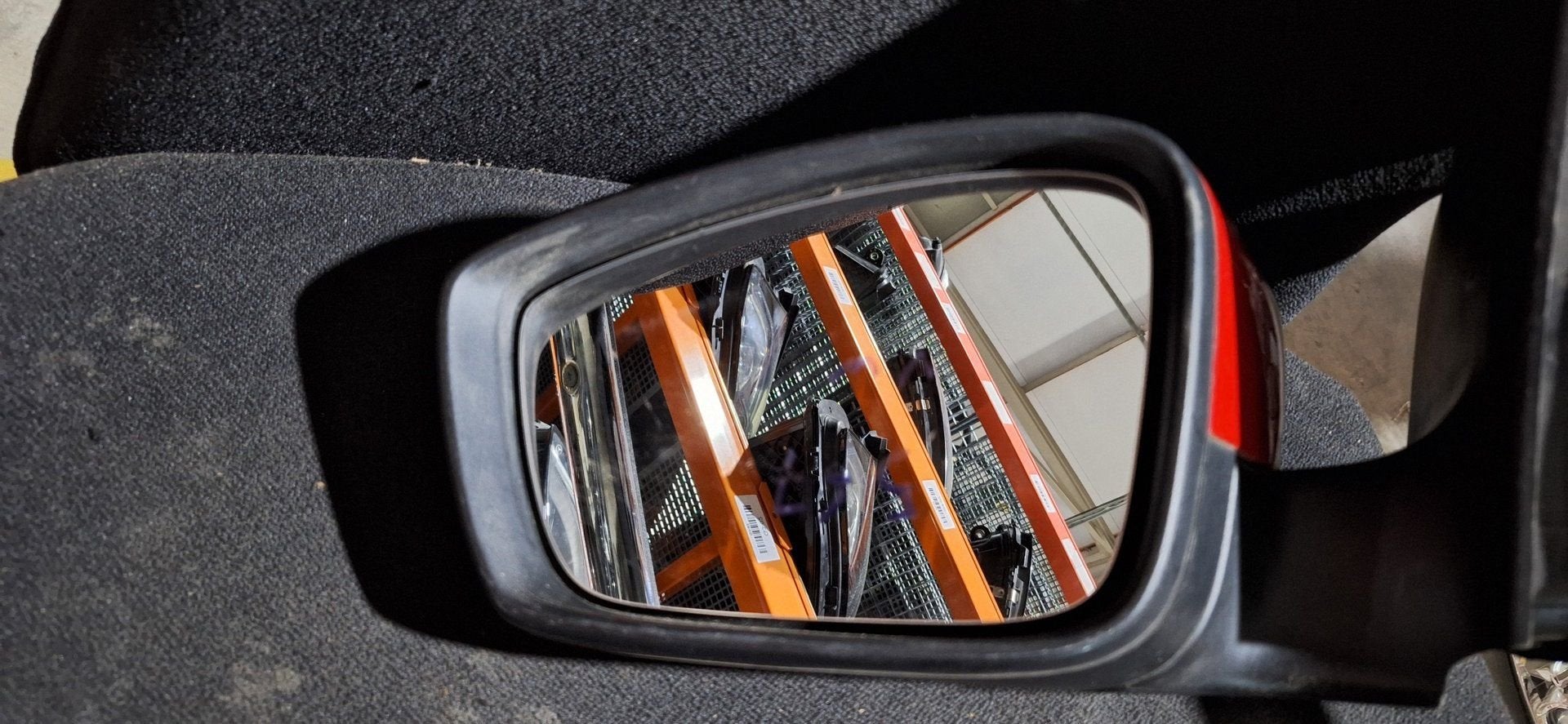 Buitenspiegel Links VW Up! / Seat Mii / Skoda Citigo Rood -, Gebruikt, -, -, Ophalen of Verzenden