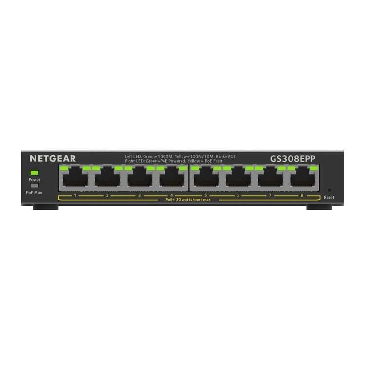 Netgear GS308EPP managed PoE switch, Computers en Software, Netwerk switches, Ophalen, Nieuw