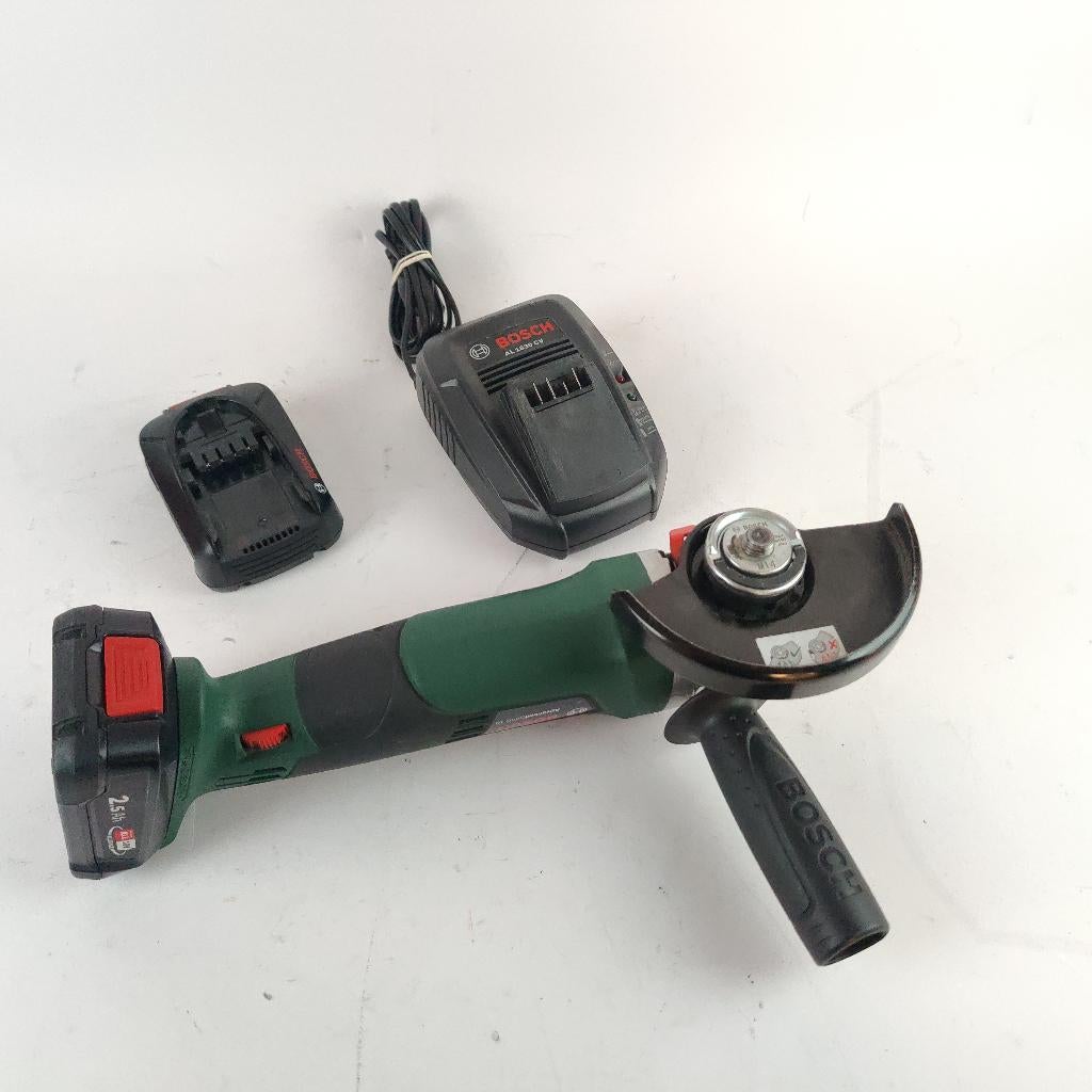 Bosch Advanced Grind 18603CD9 001 + 2x Accu + Acculader, 250 mm of meer, Ophalen of Verzenden, X, X