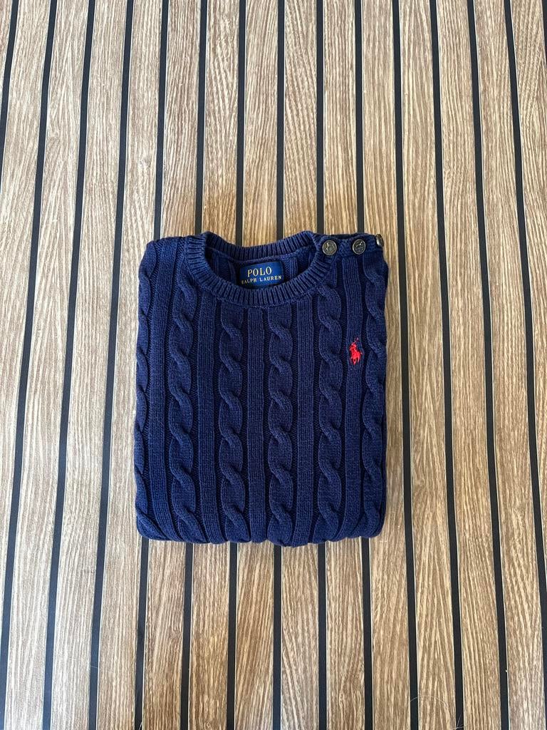 NIEUW Ralph Lauren kabeltrui voor kindjes van 4 jaar, Kinderen en Baby's, Kinderkleding | Maat 122, Ophalen of Verzenden, Zo goed als nieuw