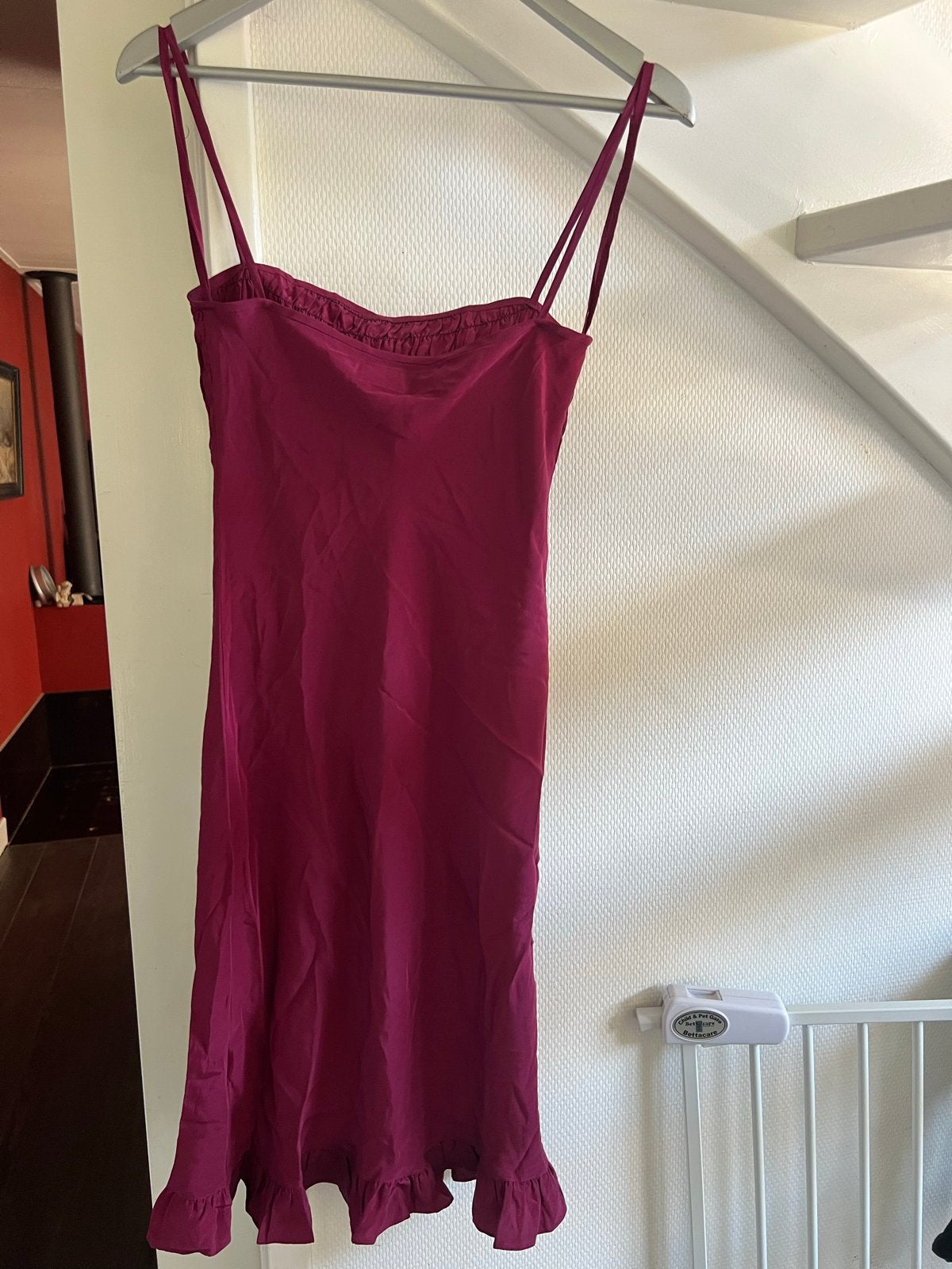 Miss Selfridge Zijden Nachtjapon - Maat 36 (S), Nieuw, Ophalen of Verzenden, Knielengte, Roze