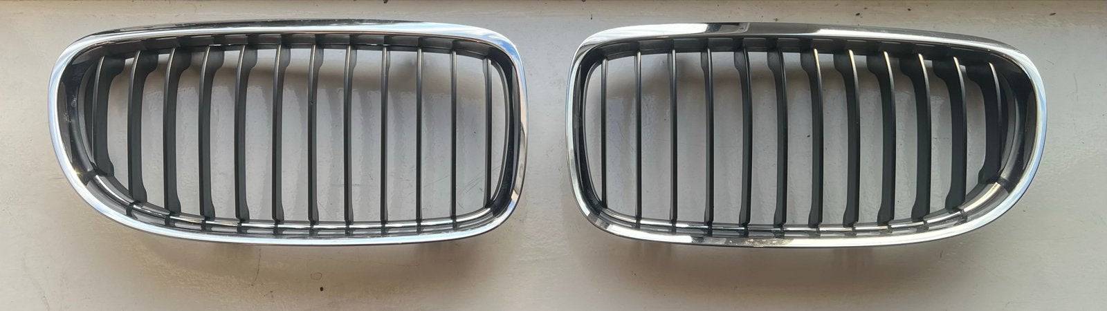 BMW 3 Serie E90/E91 Nieren - Chroom/Zwart Grille Set, Ophalen of Verzenden, Gebruikt, Voor, BMW