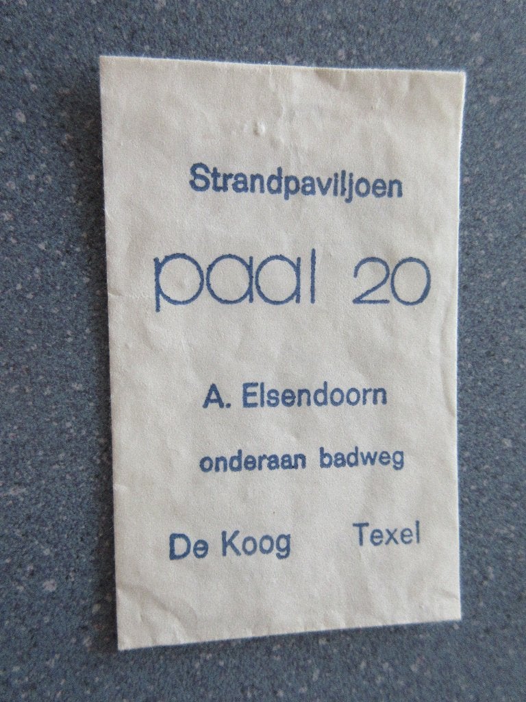 De Koog, strandpaviljoen Paal 20, Verzenden, Nederland