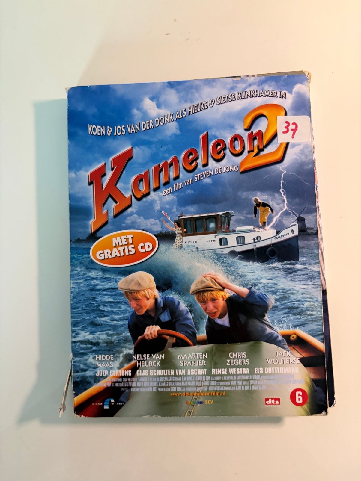 Dvd met gratis cd kameleon 2, Avontuur, Alle leeftijden, Ophalen of Verzenden, Zo goed als nieuw