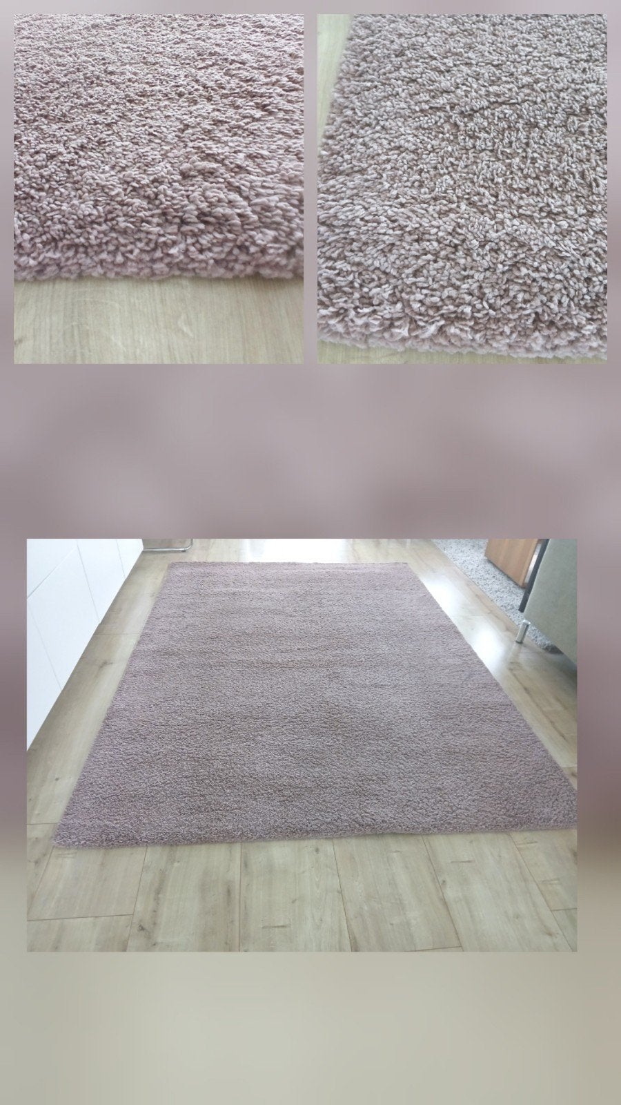 🤗 IKEA ÅDUM Vloerkleed - Oud Roze - 170x140 cm, Huis en Inrichting, Ophalen, 100 tot 150 cm, Zo goed als nieuw, 150 tot 200 cm