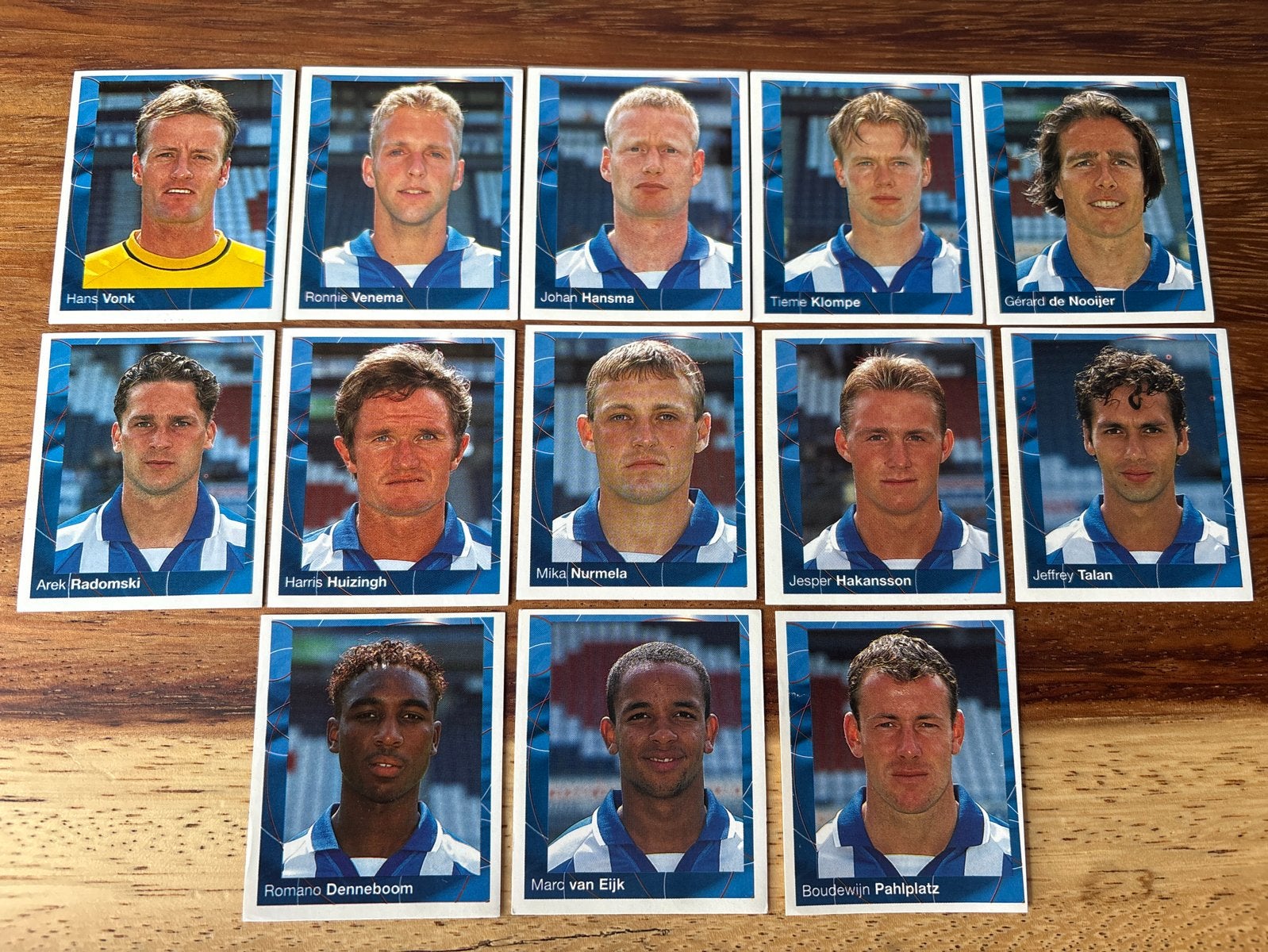 Voetbalplaatjes Panini SC Heerenveen 2000, Ophalen of Verzenden, Zo goed als nieuw, Stickers en Plaatjes