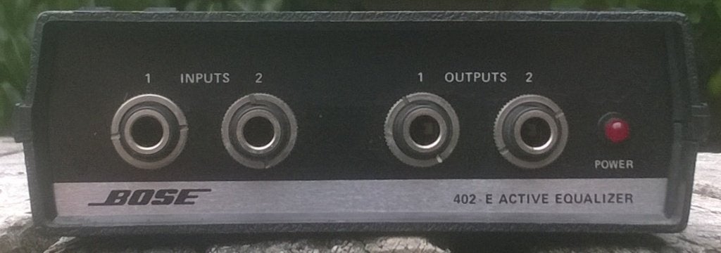 Processor Equalizer Bose EQ-402, Equalizer, Gebruikt, Ophalen of Verzenden, Bose