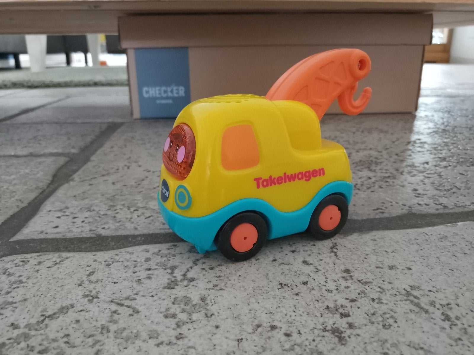 VTech Toet Toet Auto Takelwagen Tim, Ophalen of Verzenden, Zo goed als nieuw