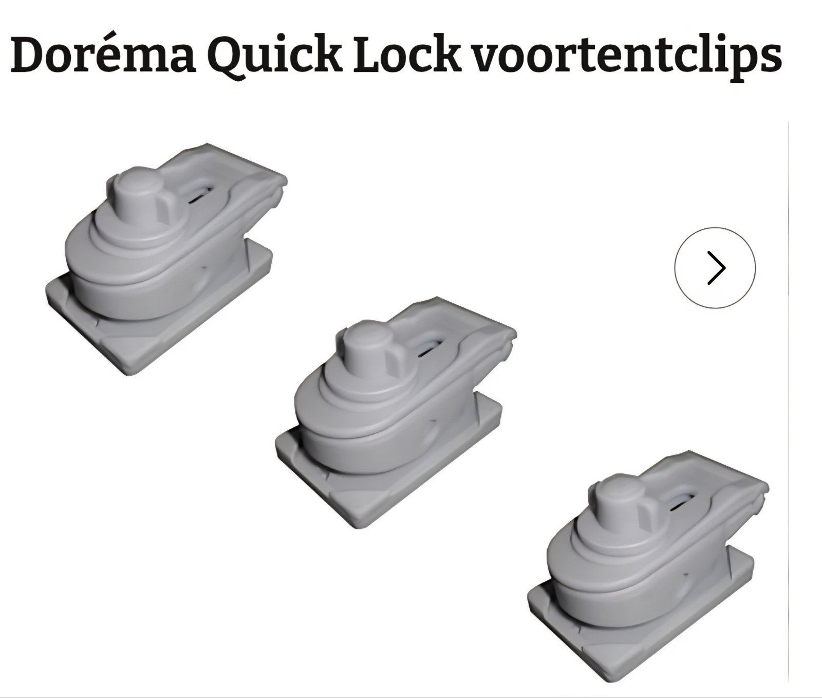 Dorema Quick lock voortent 6 maal, Ophalen of Verzenden, Nieuw