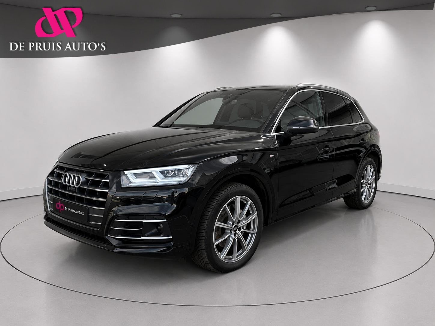 Audi Q5 55 TFSI e quattro S line SOH94% S Edition MATRIX LED, Auto's, Automaat, 4 cilinders, Zwart, Plug-in hybride