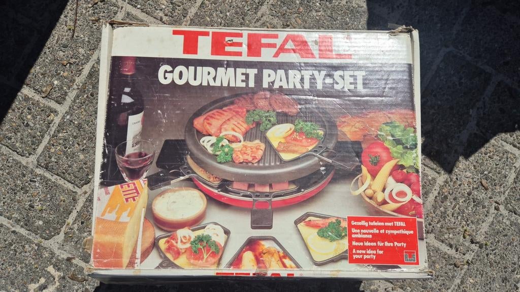 Tefal gourmet partyset, Witgoed en Apparatuur, Gourmetstellen, Ophalen of Verzenden, Zo goed als nieuw, 8 personen of meer
