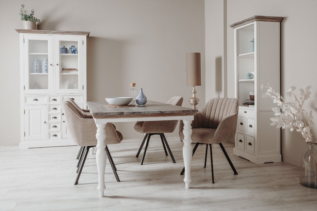 10% KORTING Landelijk Woonprogramma Fleur Gratis Bezorging 1, 200 cm of meer, 150 tot 200 cm, Landelijke buffetkast winkelkast meidenkast dressoir tv meubel