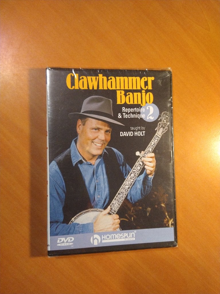 DVD Clawhammer Banjo. David Holt. Repertoire & Technique 2., Alle leeftijden, Ophalen of Verzenden, Zo goed als nieuw
