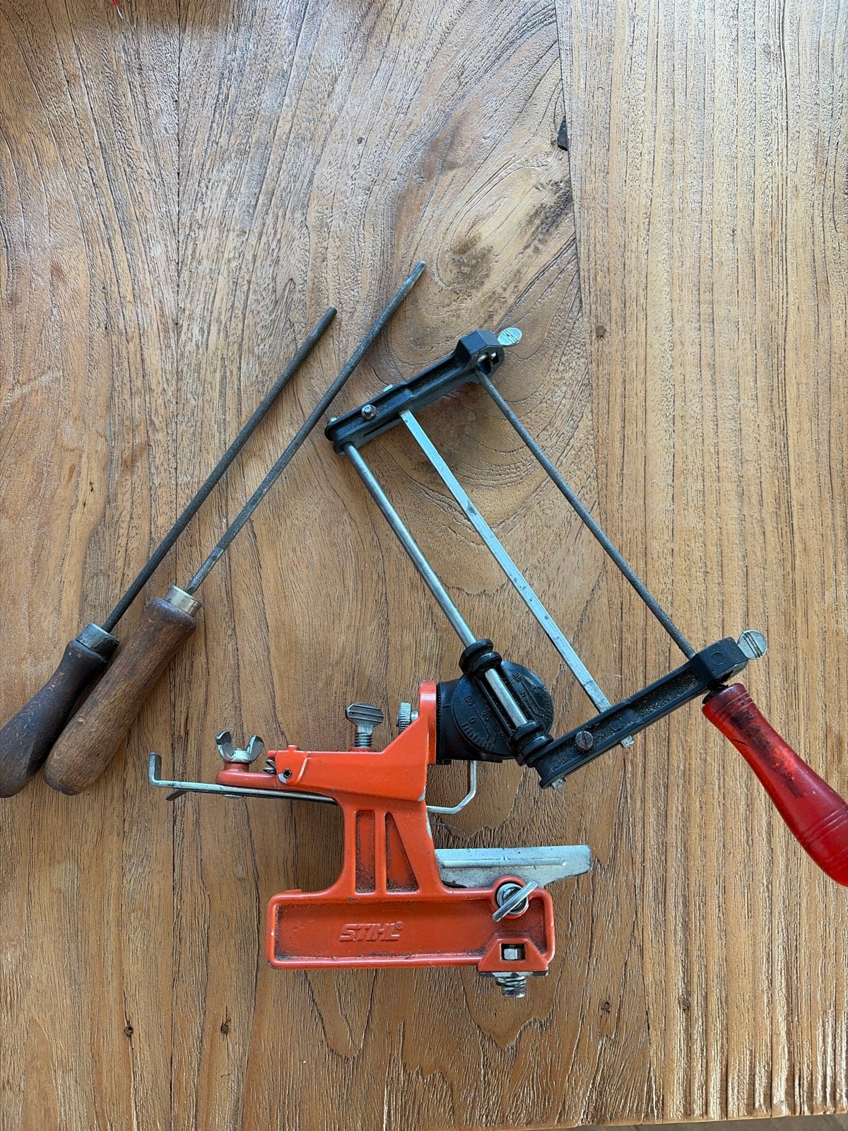 Stihl kettingzaag slijpset met vijlen, Ophalen of Verzenden, Gebruikt, Overige typen